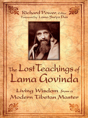 cover image of The Lost Teachings of Lama Govinda